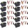 Miuzei 10 Pcs MG996R Servo Motor Metal Gear Torque Digital Motor Kit for RC Airplane Model Car Helicopter Boat Robot AVR Toys Drone Arduino Miuzei 10 Pcs MG996R Servo Motor Metal Gear Torque Digital Motor Kit for RC Airplane Model Car Helicopter Boat Robot AVR Toys Drone Arduino
