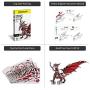 Piececool 3D Metal Model Kits-Black Dragon King, DIY 3D Metal Puzzle for Adults, Great Birthday Gifts
