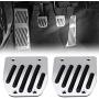 Car Foot Pedal Set, 4pcs Car Manual Transmission Clutch Brake Foot Rest Pedal Pad for BMW 1/3/5/7/X1 Series E30 E32 E34 E36 E38 E39 E46 E87 E90 E91 E92