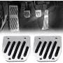 Car Foot Pedal Set, 4pcs Car Manual Transmission Clutch Brake Foot Rest Pedal Pad for BMW 1/3/5/7/X1 Series E30 E32 E34 E36 E38 E39 E46 E87 E90 E91 E92