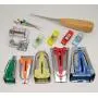HONEYSEW Bias Tape Maker Kits All 5 Sizes 6MM 9MM 12MM 18MM 25MM Binding Foot Craft Clips Awl Quilters Pin