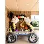 Table Balloon Arch Kit for Different Table Adjustable Balloon Arches Stand for Weddings & Birthday & Christmas Decoration (White)