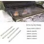 Xhring 4pack Straight Tube Burner, Grilling Corner Pipe Burner for Charbroil, Length 15.9inch