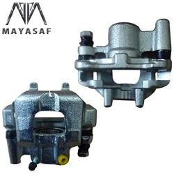 MAYASAF 19B2950 19B2951 Rear Passenger & Driver Disc Brake Caliper Set for Scion TC 2005-2010, with Mounting Bracket & Metal Piston