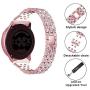 Mosonio Compatible with Galaxy Active 2 Watch Band with Case Women, Jewelry Replacement Metal Wristband Strap with Bling PC Protective Cover for Samsung Active 2 Watch Band(Pink, 40mm)