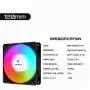 upHere 120mm Case Fan High Airflow Rainbow LED for Computer Cases Cooling,3-Pack,NK12CF3-3 upHere 120mm Case Fan High Airflow Rainbow LED for Computer Cases Cooling,3-Pack,NK12CF3-3