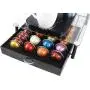 DecoBros Crystal Tempered Glass Nespresso Vertuoline Storage Drawer Holder for Capsules