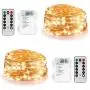 Koxly 2 Pack 20ft 60 Led Fairy Lights with Remote Timer Waterproof Christmas Decor Battery Operated Twinkle Firefly Lights for Bedroom, Garden, Easter, Party, Christmas Indoor and Outdoor Decorations Koxly 2 Pack 20ft 60 Led Fairy Lights with Remote Timer Waterproof Christmas Decor Battery Operated Twinkle Firefly Lights for Bedroom, Garden, Easter, Party, Christmas Indoor and Outdoor Decorations