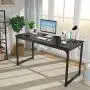 Foxemart Computer Desk 47” Modern Sturdy Office Desk PC Laptop Notebook Study Writing Table for Home Office Workstation, Black Foxemart Computer Desk 47” Modern Sturdy Office Desk PC Laptop Notebook Study Writing Table for Home Office Workstation, Black