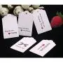 Paper Tags Gift Hang Tags with String 200pcs White