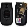 Turtleback Fitted Case Made for Kyocera Cadence Flip Phone Black Nylon Heavy Duty Rotating Removable Metal Belt Clip Made in USA