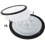 LB72124 LED Flush Mount Ceiling Light, 16-Inch, Oil Rubbed Bronze, 23W (180W Equivalent) 1610 Lumens 3000K Warm White, ETL & DLC Listed, Energy Star, Dimmable