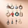 300 PCS DIY Earrings Making Supplies Kit - 925 Sterling Silver Fish Hook Earring, Open Jump Rings with Clear Silicone Earring Backs, Hypo-allergenic by VIW