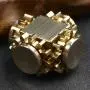 Pure Brass Fidget Cube Gears Linkage Fidget Toy Metal DIY EDC Focus Meditation Break Bad Habits ADHD (Brass) Pure Brass Fidget Cube Gears Linkage Fidget Toy Metal DIY EDC Focus Meditation Break Bad Habits ADHD (Brass)