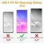 YOUMAKER Case for Galaxy S10, Kickstand Case with Built-in Screen Protector Heavy Duty Protection Shockproof Full Body Slim Fit Cover for Samsung Galaxy S10 6.1 inch - Black