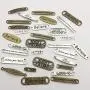 100g Craft Supplies Mixed Letter Words Charms Connector Pendants Beads Charms Pendants for Crafting, Jewelry Findings Making Accessory for DIY Necklace Bracelet (M087)