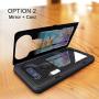 TORU CX PRO Compatible with LG V20 Case - Protective Dual Layer Wallet with Hidden Card Holder + ID Card Slot Hard Cover, Strap & USB Adapter - Matte Black