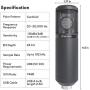 USB Microphone 25mm Large Diaphragm MAONO AU-PM430 Condenser PC Cardioid Mic with Professional Sound Chipset for Studio/Home Recording, Podcast, Gaming, Streaming, YouTube, Chatting