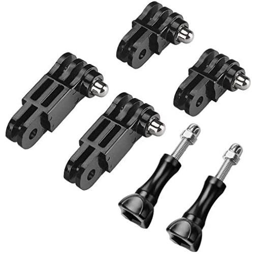 Adjust Arm Straight Joints Mount, Long and Short Same Direction Straight Joints Mount for Hero 9 8 7 6 5 4 3 3+ 2 1 and SJ4000, SJ5000, SJ7000, and Xiaomi YI