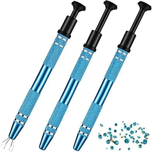 Pick Up Tool with 4 Prongs IC Chips Metal Grabber Claw Pickup Holder Electronic Component Catcher (3) Pick Up Tool with 4 Prongs IC Chips Metal Grabber Claw Pickup Holder Electronic Component Catcher (3)