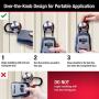 Master Lock 5400D Set Your Own Combination Portable Lock Box, 5 Key Capacity, Black