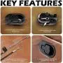 Gibot Sofa Replacement Parts, Universal Black Metal Pull Recliner Handle with Cable for Ashley and Major Recliner Brands Couch Style Pull Chair Release Handle Gibot Sofa Replacement Parts, Universal Black Metal Pull Recliner Handle with Cable for Ashley and Major Recliner Brands Couch Style Pull Chair Release Handle