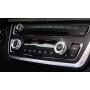 Xotic Tech 3pcs Silver Aluminum Metal Interior AC Climate Control Radio Volume Knob Ring Covers For BMW F20 F21 F22 F30 F31 F80 F32 F33 F36 F82 F83