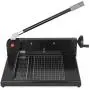 Mophorn Paper Cutter 12Inch A4 Commercial Heavy Duty Paper Cutter 300 Sheets 45HRC Hardness Stack Cutter Metal Base Desktop Stack Cutter for Home Office (A4, 12Inch/45HRC Blade Hardness)