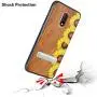 HHDY Compatible with Oneplus 6t Case, Sunflower Design with Metal Kickstand Anti-Fingerprint Protective Phone Case Cover for Oneplus 7
