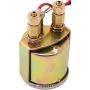 Vixen Air One 2'' Dual Needle Air Pressure White Gauge with Two Momentary Switches and Metal Dash Panel Kit VXF1GP2RKW