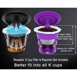 Disposable Coffee Filters 360 Counts Coffee Filter Paper for Keurig Brewers Single Serve 1.0 and 2.0 Use with All Brands K Cup Filter (1)