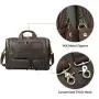 Texbo Mens Solid Top Cowhide Leather Large 17.3 Inch Laptop Briefcase Messenger Bag Tote with YKK Metal Zippers Fit Business Trip Texbo Mens Solid Top Cowhide Leather Large 17.3 Inch Laptop Briefcase Messenger Bag Tote with YKK Metal Zippers Fit Business Trip