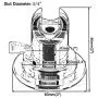 BOPai Vacuum Suction Shower Head Holder, Relocatable Handheld Showerhead Holder BOPai Vacuum Suction Shower Head Holder, Relocatable Handheld Showerhead Holder