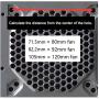 92mm x 25mm 12V 2.16Watt Exhaust Cooling Fan for Computer Cases and CPU Cooler