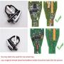 Beefunny Modified Smart Remote Car Key Shell Case 3 Button+Panic for Mercedes-Benz CLS C E S ( for Dual battery ONLY)