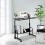 GAJOO Mobile Side Table, Mobile Laptop Desk Cart Tray Table Adjustable Sofa Side Bed Table Portable Desk with Wheels Student Laptop Desk (Black) GAJOO Mobile Side Table, Mobile Laptop Desk Cart Tray Table Adjustable Sofa Side Bed Table Portable Desk with Wheels Student Laptop Desk (Black)