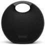 Harman Kardon Onyx Studio 6 Wireless Bluetooth Speaker - IPX7 Waterproof Extra Bass Sound System with Rechargeable Battery and Built-in Microphone - Black