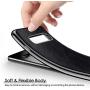 Galaxy S10 Case, LOHASIC Luxury Leather Slim Fit Soft Flexible PU Coated Gunmetal Electroplated Bumper Grip Scratch Resistant Protective Cover Cases for Samsung Galaxy S10 (2019) - Black