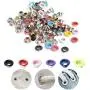 FAFAHOUSE 420 Set 3mm Metal Eyelets Mixed Colors Round Eyelet Grommets for Scrapbooking Card Making Leather Craft Shoes Clothes Paper Craf FAFAHOUSE 420 Set 3mm Metal Eyelets Mixed Colors Round Eyelet Grommets for Scrapbooking Card Making Leather Craft Shoes Clothes Paper Craf