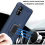 Newseego Compatible with Samaung Galaxy A51 5G Case (Not Fit A51 4G) with Metal Ring Holder Kickstand Work with Magnetic Car Mount Shockproof Protective Soft Cover-Blue