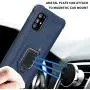 Newseego Compatible with Samaung Galaxy A51 5G Case (Not Fit A51 4G) with Metal Ring Holder Kickstand Work with Magnetic Car Mount Shockproof Protective Soft Cover-Blue
