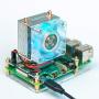 Yahboom Raspberry Pi ICE Tower Cooler RPI RGB Cooling Fan with 5mm Copper Tube & Raspberry Pi Heatsink