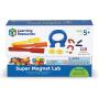 Learning Resources Super Magnet Lab Kit, STEM Toy, Critical Thinking, 119 Pieces, Ages 5+