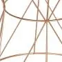 Kate and Laurel Mendel Round Metal End Table, Gray Top with Rose Gold Base Kate and Laurel Mendel Round Metal End Table, Gray Top with Rose Gold Base