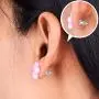 3 Pairs Earring Backs 925 Sterling Silver Hypoallergenic Backings for Stud Posts Back Replacement (White Gold) 3 Pairs Earring Backs 925 Sterling Silver Hypoallergenic Backings for Stud Posts Back Replacement (White Gold)