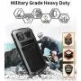 HATA iPhone 11 Metal Military Heavy Duty case, iPhone 11 Rugged Drop Tested Case with Built-in Screen Protector Kickstand Sturdy Full Body Cover (Sliver, iPhone 11) HATA iPhone 11 Metal Military Heavy Duty case, iPhone 11 Rugged Drop Tested Case with Built-in Screen Protector Kickstand Sturdy Full Body Cover (Sliver, iPhone 11)