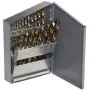 Chicago Latrobe - 69887 1V713 550 Series Cobalt Steel Jobber Length Drill Bit Set With Metal Case, Gold Oxide Finish, 135 Degree Split Point, Inch, 21-piece, 1/16'' - 3/8'' in 1/64'' increments Chicago Latrobe - 69887 1V713 550 Series Cobalt Steel Jobber Length Drill Bit Set With Metal Case, Gold Oxide Finish, 135 Degree Split Point, Inch, 21-piece, 1/16'' - 3/8'' in 1/64'' increments