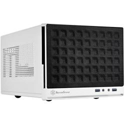 SilverStone Technology Mini-DTX, Mini-ITX Small Form Factor Computer Case SG13WB Black/White