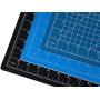 Dahle - 10671-12580 Vantage 10671 Self-Healing Cutting Mat, 12''x18'', 1/2'' Grid, 5 Layers for Max Healing, Perfect for Crafts & Sewing, Black