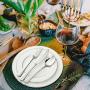Hiware 12-Piece Good Dinner Forks Cutlery Set, Stainless Steel Dessert Forks - 8 Inches